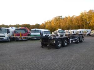 D-TEC 4-axle container combi trailer (2 + 2 axles)