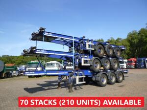 Dennison Stack - 3 x container trailer 20-30-40-45 ft