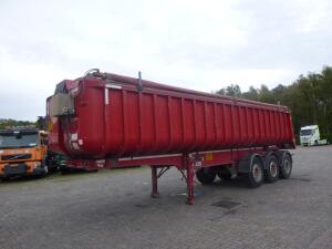 Fruehauf Tipper trailer alu 34.6 m3 + tarpaulin