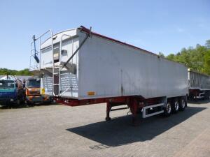 Wilcox Tipper trailer alu 55 m3 + tarpaulin