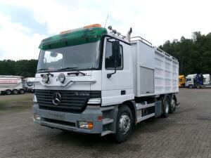 Mercedes Actros 2535 6x2 vacuum tank Saugbagger