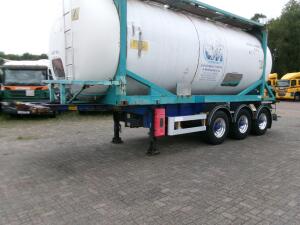 Van Hool 3-axle container trailer + ADR