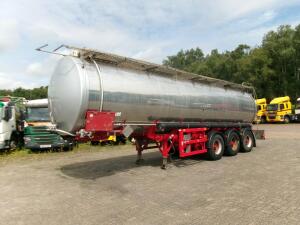 Crane Fruehauf Chemical ACID Rubber tank inox 30 m3 / 1 comp